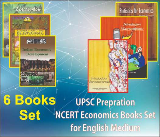 UPSC Prepration NCERT Economics Books Set Class IX to XII (ENGLISH Medium) for UPSC Exam (Prelims, Mains), IAS, Civil Services, IFS, IES and other exams